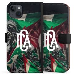 Sideflip mit langer Lasche schwarz