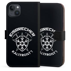 Sideflip mit langer Lasche schwarz