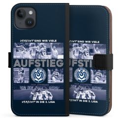 Sideflip mit langer Lasche schwarz