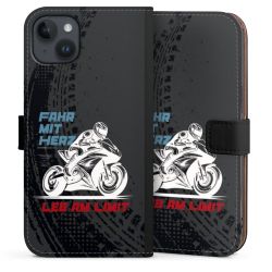 Sideflip mit langer Lasche schwarz