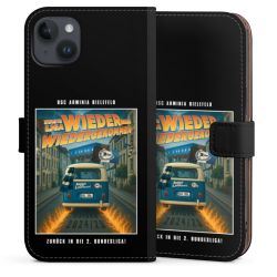 Sideflip mit langer Lasche schwarz