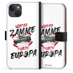 Sideflip mit langer Lasche schwarz