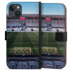 Sideflip mit langer Lasche schwarz