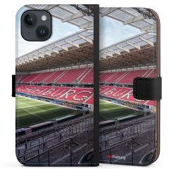 Sideflip mit langer Lasche schwarz