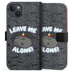 Sideflip mit langer Lasche schwarz