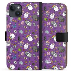 Sideflip mit langer Lasche schwarz