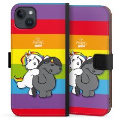 Sideflip mit langer Lasche schwarz