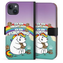 Sideflip mit langer Lasche schwarz