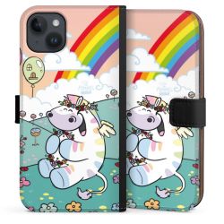 Sideflip mit langer Lasche schwarz