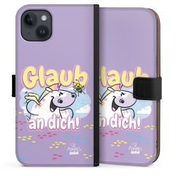 Sideflip mit langer Lasche schwarz