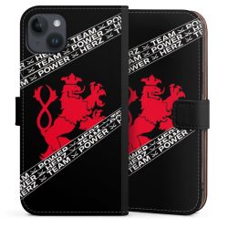 Sideflip mit langer Lasche schwarz