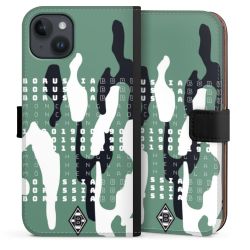 Sideflip mit langer Lasche schwarz