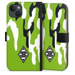 Sideflip mit langer Lasche schwarz