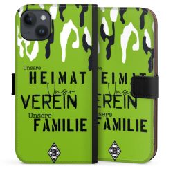 Sideflip mit langer Lasche schwarz