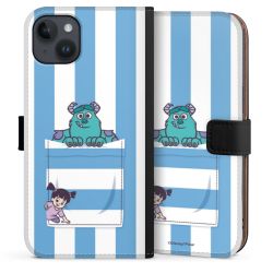 Sideflip mit langer Lasche schwarz