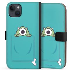 Sideflip mit langer Lasche schwarz