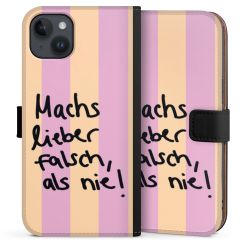 Sideflip mit langer Lasche schwarz