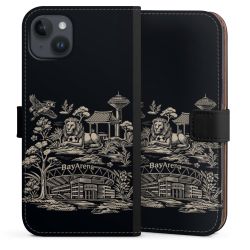 Sideflip mit langer Lasche schwarz