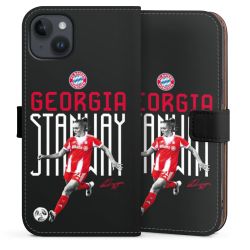 Sideflip mit langer Lasche schwarz