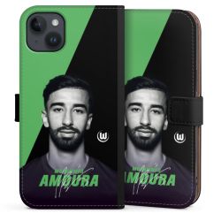 Sideflip mit langer Lasche schwarz