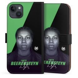 Sideflip mit langer Lasche schwarz