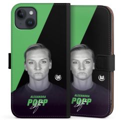 Sideflip mit langer Lasche schwarz