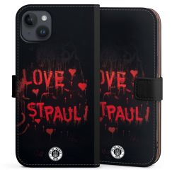 Sideflip mit langer Lasche schwarz