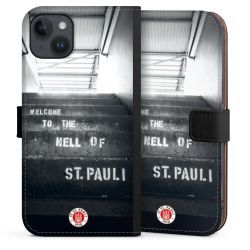 Sideflip mit langer Lasche schwarz