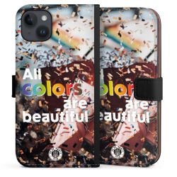 Sideflip mit langer Lasche schwarz