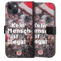 Sideflip mit langer Lasche schwarz