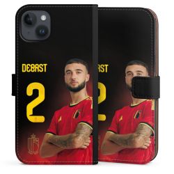 Sideflip mit langer Lasche schwarz