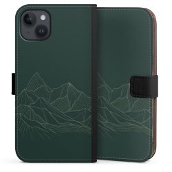 Sideflip mit langer Lasche schwarz