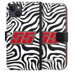 Sideflip mit langer Lasche schwarz