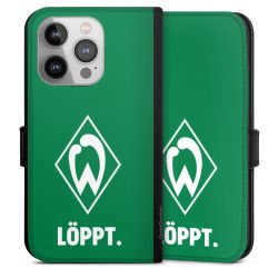 Sideflip mit langer Lasche schwarz