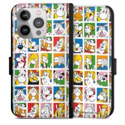 Sideflip mit langer Lasche schwarz