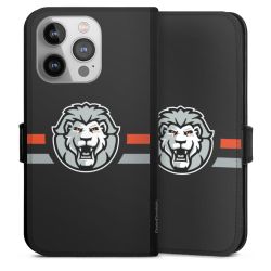 Sideflip mit langer Lasche schwarz