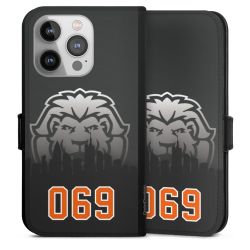 Sideflip mit langer Lasche schwarz