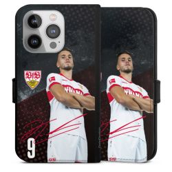 Sideflip mit langer Lasche schwarz