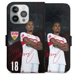 Sideflip mit langer Lasche schwarz