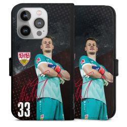 Sideflip mit langer Lasche schwarz