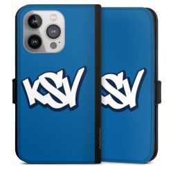 Sideflip mit langer Lasche schwarz