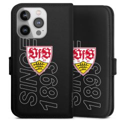 Sideflip mit langer Lasche schwarz