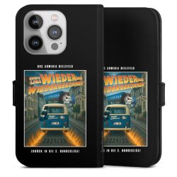 Sideflip mit langer Lasche schwarz