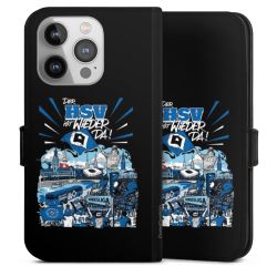 Sideflip mit langer Lasche schwarz