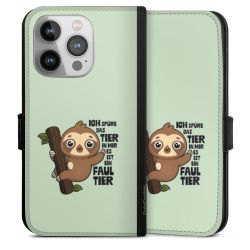 Sideflip mit langer Lasche schwarz