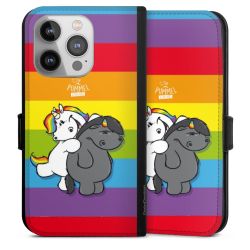 Sideflip mit langer Lasche schwarz