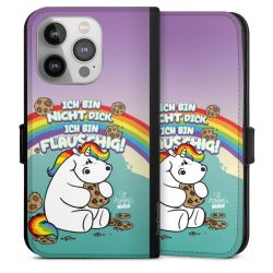 Sideflip mit langer Lasche schwarz