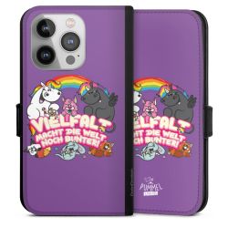 Sideflip mit langer Lasche schwarz