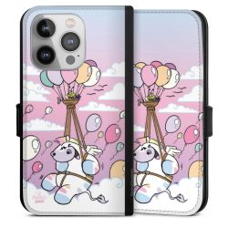 Sideflip mit langer Lasche schwarz