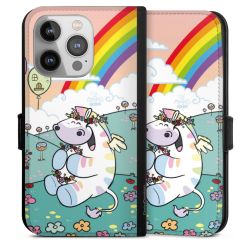 Sideflip mit langer Lasche schwarz